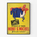Vintage reklamposter – Arbetskläder Mont Saint-Michel