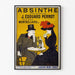 Vintage reklamposter - Absint