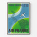 Vintage poster Air France - Paris London på 1H30