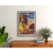 Vintage poster - Aux Trois Quartiers - Orientteppich av René Péan