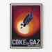 Vintageposter - R. de Valerio kolcoke av kol, gas och R