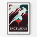 Vintage NASA-Poster - Enceladus 2017