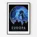 Vintage NASA-Poster - Europa 2017