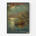 Vintage poster PLM - Lac d'Annecy par François-Charles Cachoud