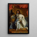 Louis XIV - Efter Hyacinthe Rigaud — inramlat konstverk på väggen