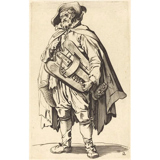 After Jacques Callot - The HurdyGurdy Player.webp