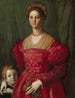 En ung kvinna och hennes lilla pojke - Agnolo Bronzino — vy av konstverket