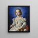 Bia di Cosimo de Medici - Agnolo Bronzino — inramlat konstverk på väggen