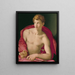 Saint Sébastien - Agnolo Bronzino — inramlat konstverk på väggen