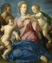 La Sainte Famille avec l'enfant saint Jean-Baptiste - Agnolo Bronzino — vy av konstverket
