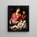 La Sainte Famille Panciatichi - Agnolo Bronzino — inramlat konstverk på väggen