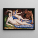 Vénus, Cupidon och Satyre - Agnolo Bronzino — inramlat konstverk på väggen