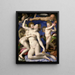 Vénus Cupidon Folie et Temps - Agnolo Bronzino — inramlat konstverk på väggen