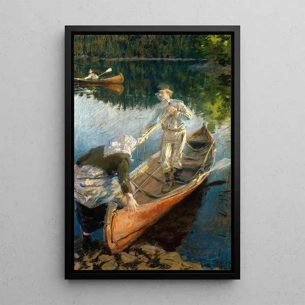 Reproduktion av målningen Natt av Saint-Jean - Akseli Gallen-Kallela
