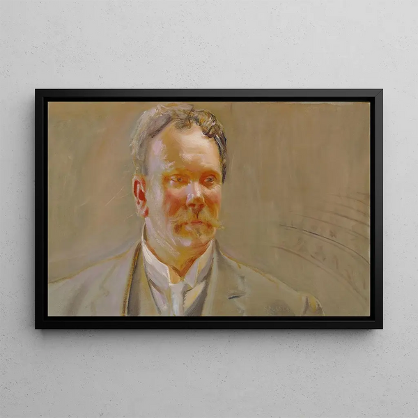 Portrait du professeur E. N. Setl - Akseli Gallen-Kallela — inramlat konstverk på väggen