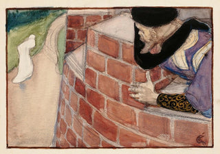 Akseli GallenKallela - The Castle Lord Spying On His Daughter.webp