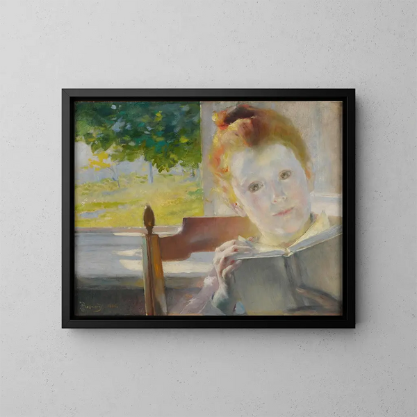 Matinée - Albert Besnard — inramlat konstverk på väggen