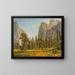Fall av Bridalveil, Yosemite-dalen, Kalifornien - Albert Bierstadt — inramlat konstverk på väggen