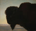 Tête de buffle - Albert Bierstadt — vy av konstverket