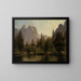 Rochers de la cathédrale, vallée de Yosemite - Albert Bierstadt — inramlat konstverk på väggen