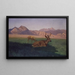 Cerf - Albert Bierstadt — inramlat konstverk på väggen