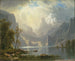 i Sierras - Albert Bierstadt — vy av konstverket