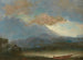 Canoë indien au bord du lac - Albert Bierstadt — vy av konstverket