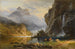 Indiens pêchant à la lance - Albert Bierstadt — vy av konstverket