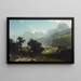 Lac Lucerne - Albert Bierstadt — inramlat konstverk på väggen