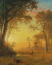 Lumière dans la forêt - Albert Bierstadt — vy av konstverket
