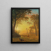 Lumière dans la forêt - Albert Bierstadt — inramlat konstverk på väggen