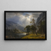 Mont Starr King Yosemite - Albert Bierstadt — inramlat konstverk på väggen
