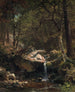 Ruisseau de montagne - Albert Bierstadt — vy av konstverket