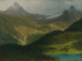 Landskapsbild av berg - Albert Bierstadt — vy av konstverket