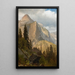 Reproduktion av målningen North Dome Vallée de Yosemite - Albert Bierstadt