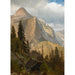 Reproduktion av målningen North Dome Vallée de Yosemite - Albert Bierstadt