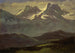 Snö sommar på topparna eller Snötäckta berg - Albert Bierstadt — vy av konstverket