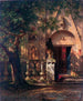 ljuset från solen och skuggor - Albert Bierstadt — vy av konstverket