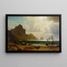 La Marina Piccola Capri - Albert Bierstadt — inramlat konstverk på väggen
