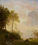 La rivière Merced à Yosemite - Albert Bierstadt — vy av konstverket