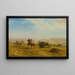 L'Ouest sauvage - Albert Bierstadt — inramlat konstverk på väggen