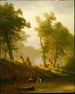 La rivière Wolf au Kansas - Albert Bierstadt — vy av konstverket