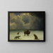 Piégé - Albert Bierstadt — inramlat konstverk på väggen