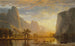 Vallée du Yosemite - Albert Bierstadt — vy av konstverket