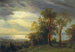 Vue sur l'Hudson - Albert Bierstadt — vy av konstverket