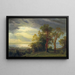 Vue sur l'Hudson - Albert Bierstadt — inramlat konstverk på väggen