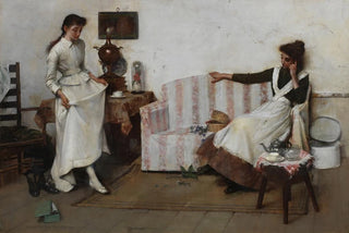 Albert Chevallier Tayler - Trying them on.webp