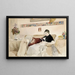 L' épouse de l'artiste lisant sur le canapé - Albert Edelfelt — inramlat konstverk på väggen