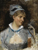 vid baren - Albert Edelfelt — vy av konstverket