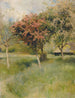 Aubépine en fleur Vue depuis Chantilly - Albert Edelfelt — vy av konstverket